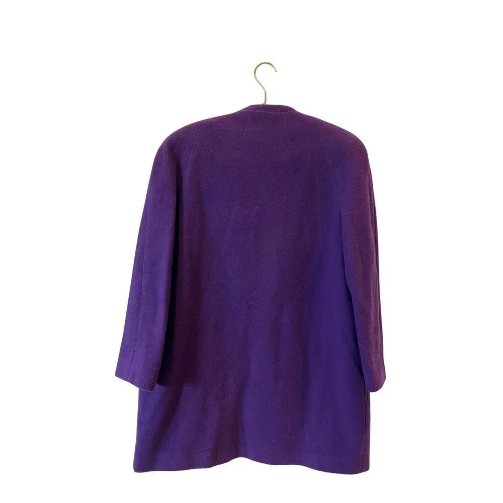 Vintage Purple Paradise Grape Scalloped jacket